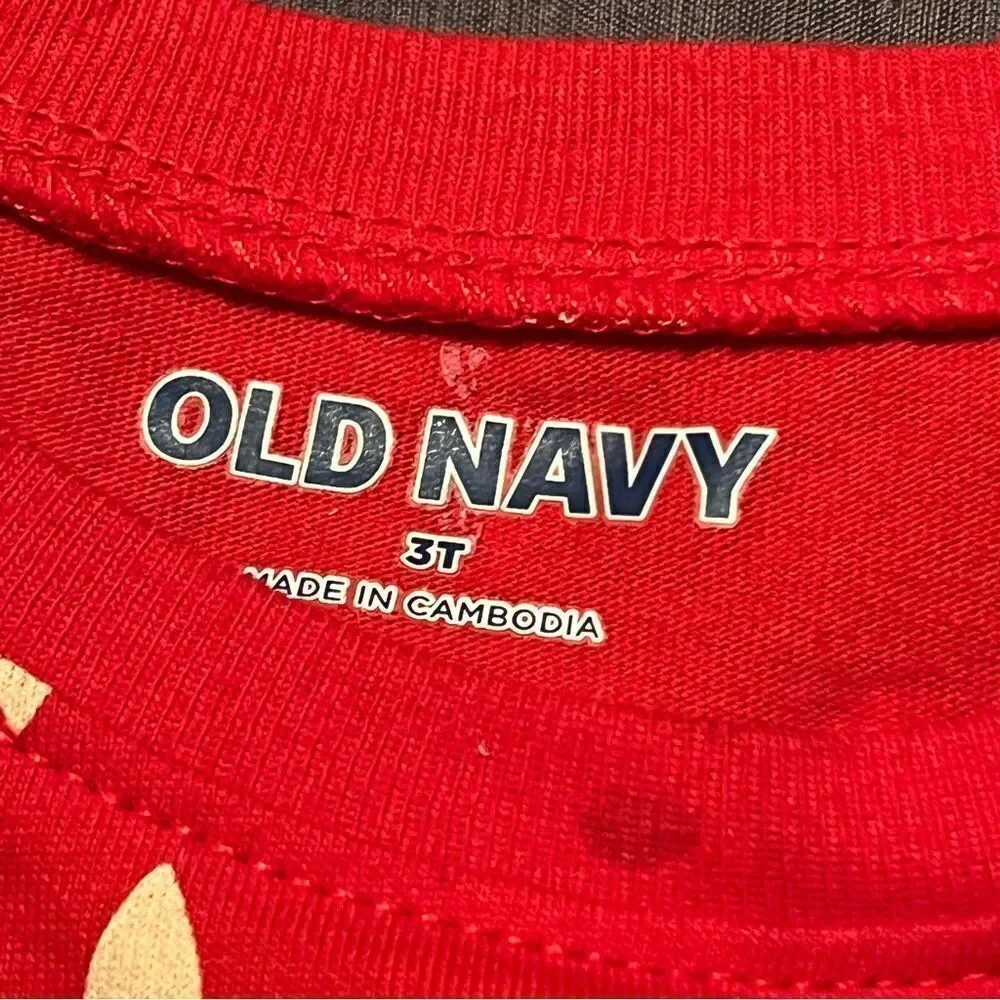 Old Navy Valentine’s‎ Day long sleeve toddler girl dress with hearts size 3t